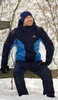 Утеплённая прогулочная куртка Nordski Base Black Iris/Blue мужская