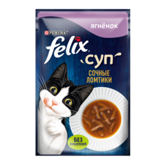 Felix пауч для кошек суп (ягненок) 48 г