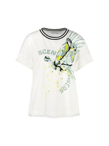 Marc Cain Sports Футболка с пайетками и вышивкой