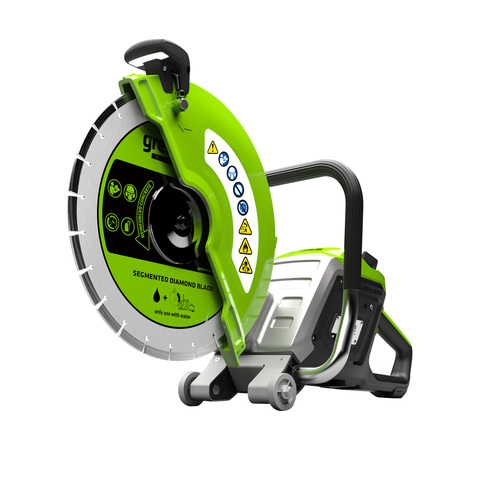 Бетонорез аккумуляторный Greenworks Арт.1501307, 82V, 350 мм, 4,3 кВт, без АКБ И ЗУ