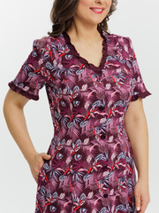 4549 Халат на пуговицах