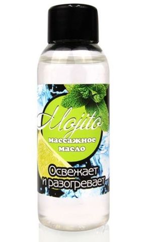 Массажное масло для тела Mojito с ароматом лайма - 50 мл. - Биоритм Массажные масла LB-13012