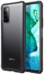 Чехол на телефон Huawei Honor V30 (V30 Pro) с черными рамками, серии Ultra Hybrid от Caseport