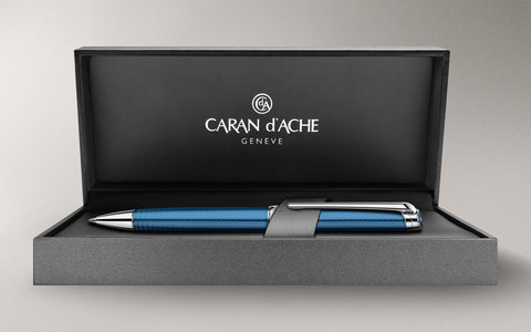 Ручка шариковая Caran d'Ache Leman Grand Blue SP (4789.168)