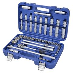 Набор головок торцевых КОБАЛЬТ с трещоткой 1/2