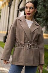 Пальто-пиджак (коричневый) Б14130-7М LT Collection