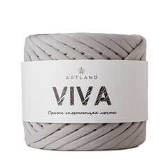 Трикотажная пряжа Viva, 100% х/б, 300 гр, 100 м, серый, ожидаем