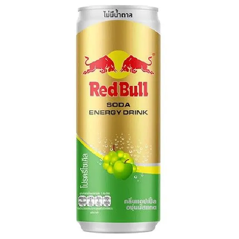 Напиток энергетический без сахара Red Bull Soda Energy Drink яблоко и мускатный виноград, 250 мл