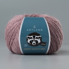 Пряжа "Норка" длинноворсовая Luxury, пух норки-70 % нейлон-30 %, пыльная сирень