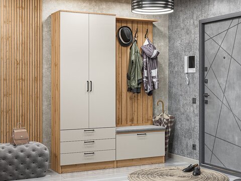 Прихожая Стиль-03 Cashmere In 2S Дуб Вотан