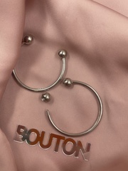 Подвеска серебристая 