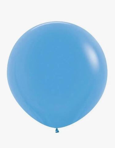 Большой латексный шар голубой  пастель купить в Новосибирске | Wonderball-project.ru