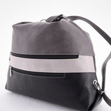 Рюкзак Саломея 387 мульти итальянский серо-черный