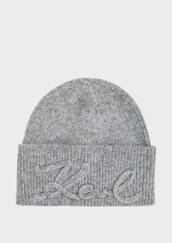 Шапка KARL LAGERFELD K/Signature Crochet Beanie