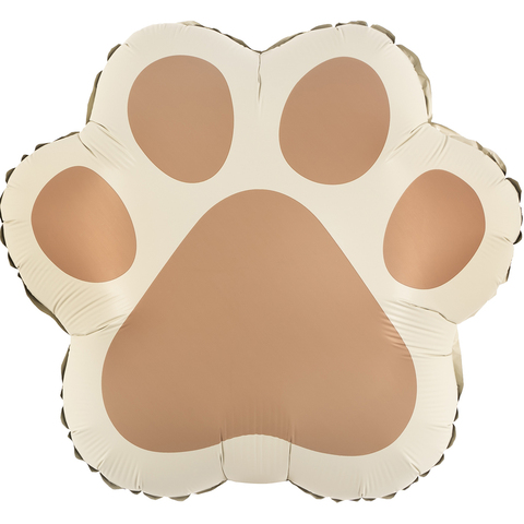 К Фигура, Лапа/Лапка/След, Бежевый, Сатин, 21''/53 см, 1 шт.