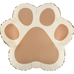 К Фигура, Лапа/Лапка/След, Бежевый, Сатин, 21''/53 см, 1 шт.