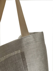 Сумка-шоппер льняная с вышивкой 