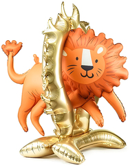 К Фигура на подставке, Цирк, Смелый лев, 44''/112 см, 1 шт. (В упаковке)