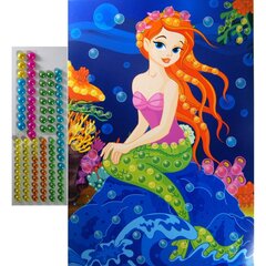 
          Аппликация жемчужная Апплика, 370х220х50 мм, пакет с европодвесом, "Русалочка"