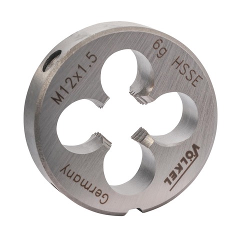 Плашка М12х1,5 DINEN22568 HSSE 6g 38х10мм Volkel 56448