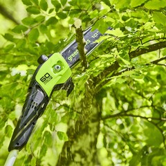 Высоторез-cучкорез Greenworks GD60PST25 60V (25 см) аккумуляторный, без АКБ и ЗУ