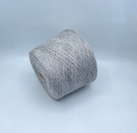 Filcom, Alba tweed plus 3/15 500м. 50%Кашемир 35%Шелк 15%Меринос, Серый,твидовый. 37139