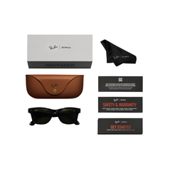 Умные очки Ray-Ban Meta Wayfarer RW4006 Shiny Black G15 Green