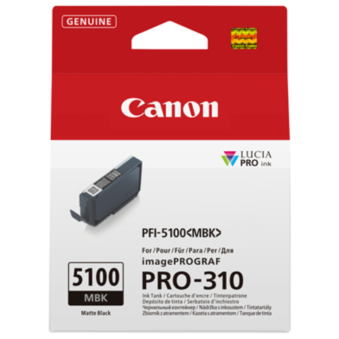 Картридж Hi-Black (PFI-5100MBK) для Canon imagePROGRAF PRO-310, MBk