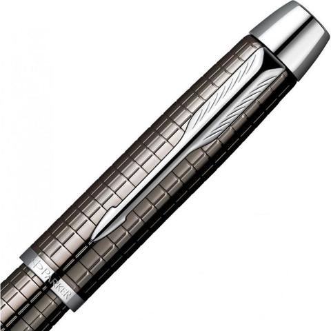 Ручка 5th mode Parker IM Premium F522, Gun Metal Chiseled CT (S0976110)