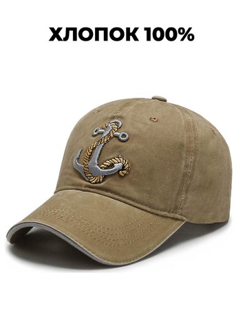 Картинка кепка Skully Wear baseball cap khaki - 3