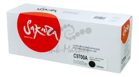Картридж Sakura C9700A (121A) для HP, черный, 4000 к.