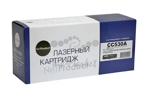 Картридж NetProduct (N-CC530A/CE410/CF380/718) для HP CLJ CP2025/CM2320/Canon LBP7200, Bk, 4K