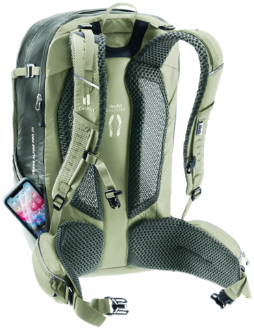 Картинка рюкзак велосипедный Deuter Trans Alpine Pro 28 Grove/Ivy - 13