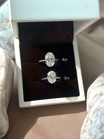 Кольцо 3ct ЗОЛОТО 750* CVD бриллиант