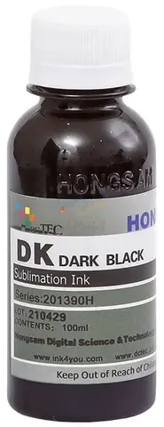 Чернила DCTec сублимационные Y203H Black (черный) 100 мл
