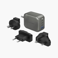 Сетевое зарядное устройство Energea Travelworld 100W, Темно-серый | Gunmetal