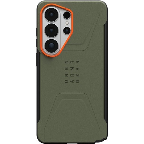 Чехол Uag Civilian Case для Galaxy S26 Ultra, Оливковый/Оранжевый | Olive Drab/Orange