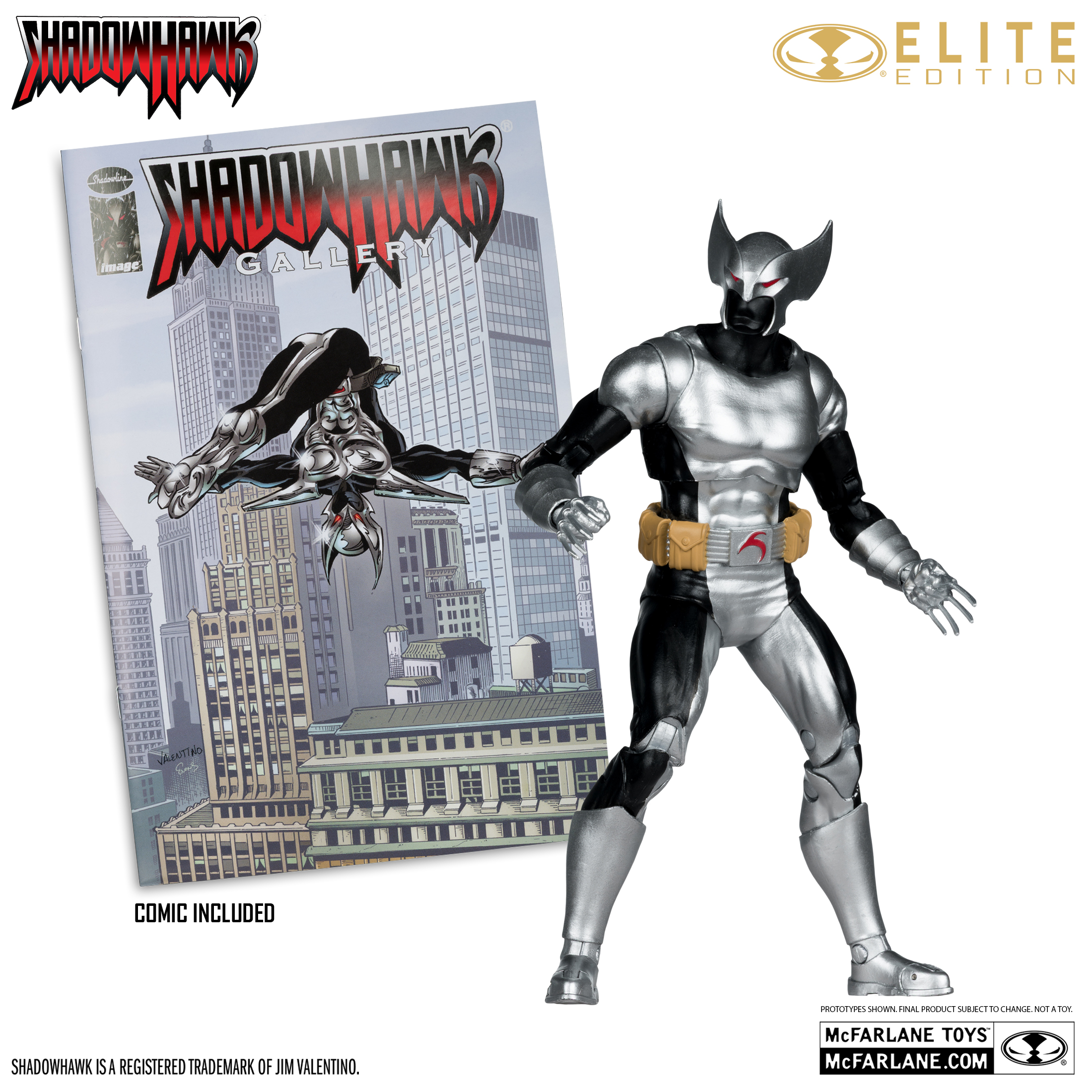 Фигурка Темный Ястреб из комикса ShadowHawk McFarlane Elite Edition