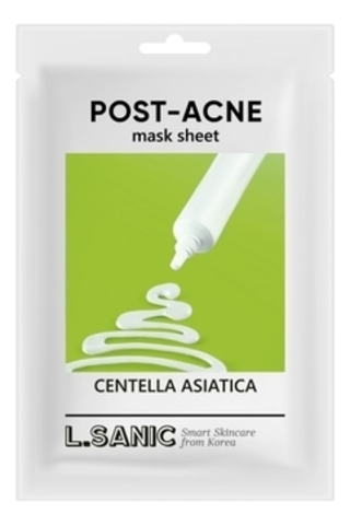 L.Sanic Centella Asiatica Post-Acne Mask Sheet - Тканевая маска с экстрактом центеллы азиатской