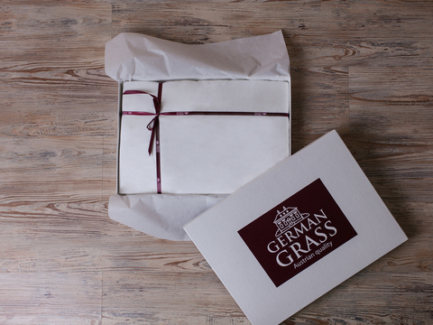 Постельное белье 2 спальное евро German Grass Strip Palette Grass