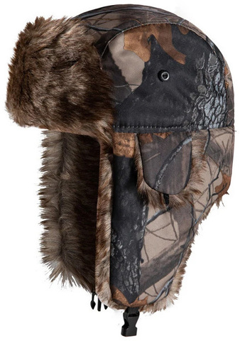 Картинка шапка-ушанка Skully Wear LFM-160 forest - 3