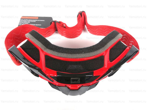 Кроссовые мото очки NENKI, красный-чёрный