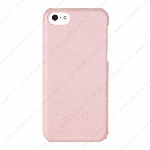 Накладка Melkco кожаная для iPhone 5C Leather Snap Cover (Pink LC)