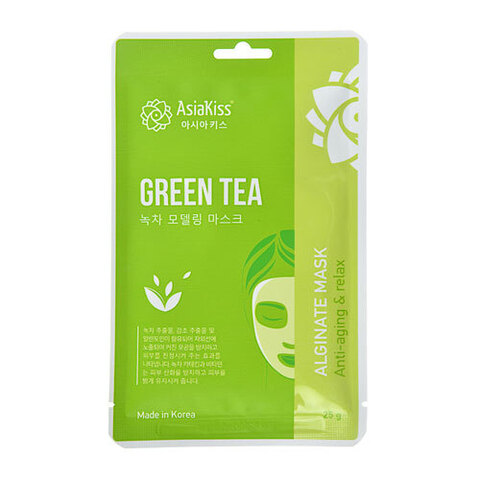 AsiaKiss Green Tea Alginate Mask - Маска альгинатная с экстрактом зеленого чая