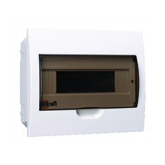 Щиток распределительный встраиваемый DEKraft ЩРВ-П 12, 12 модулей, IP41, пластиковый