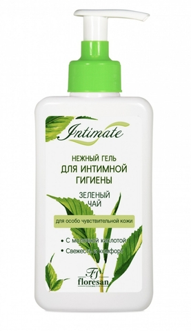 Флоресан INTIMATE Гель для интимной гигиены Зеленый чай 250мл Ф-302а