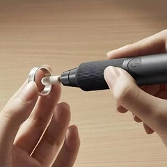 Электрическая шлифовальная машина с насадками Xiaomi Mijia Household Appliances Sharpening Pen Gray, черная