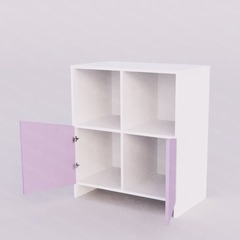 Детский стеллаж «Весенний закат» 4 секции