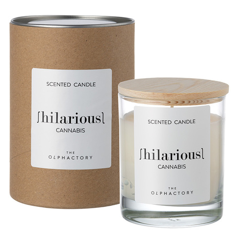 Свеча ароматическая 40ч Ambientair The Olphactory Hilarious Cannabis