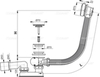 Сифон для ванны Alcaplast A551KM